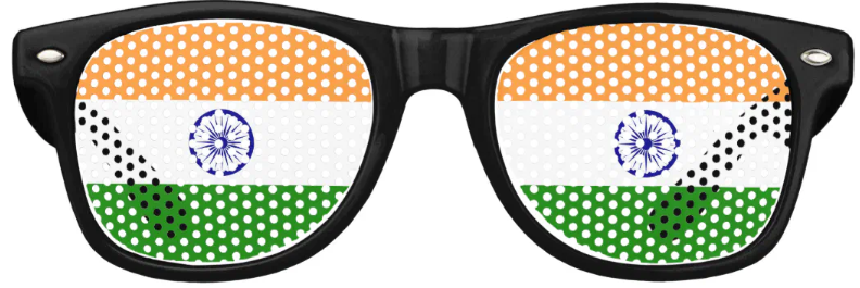 India Flag Glasses